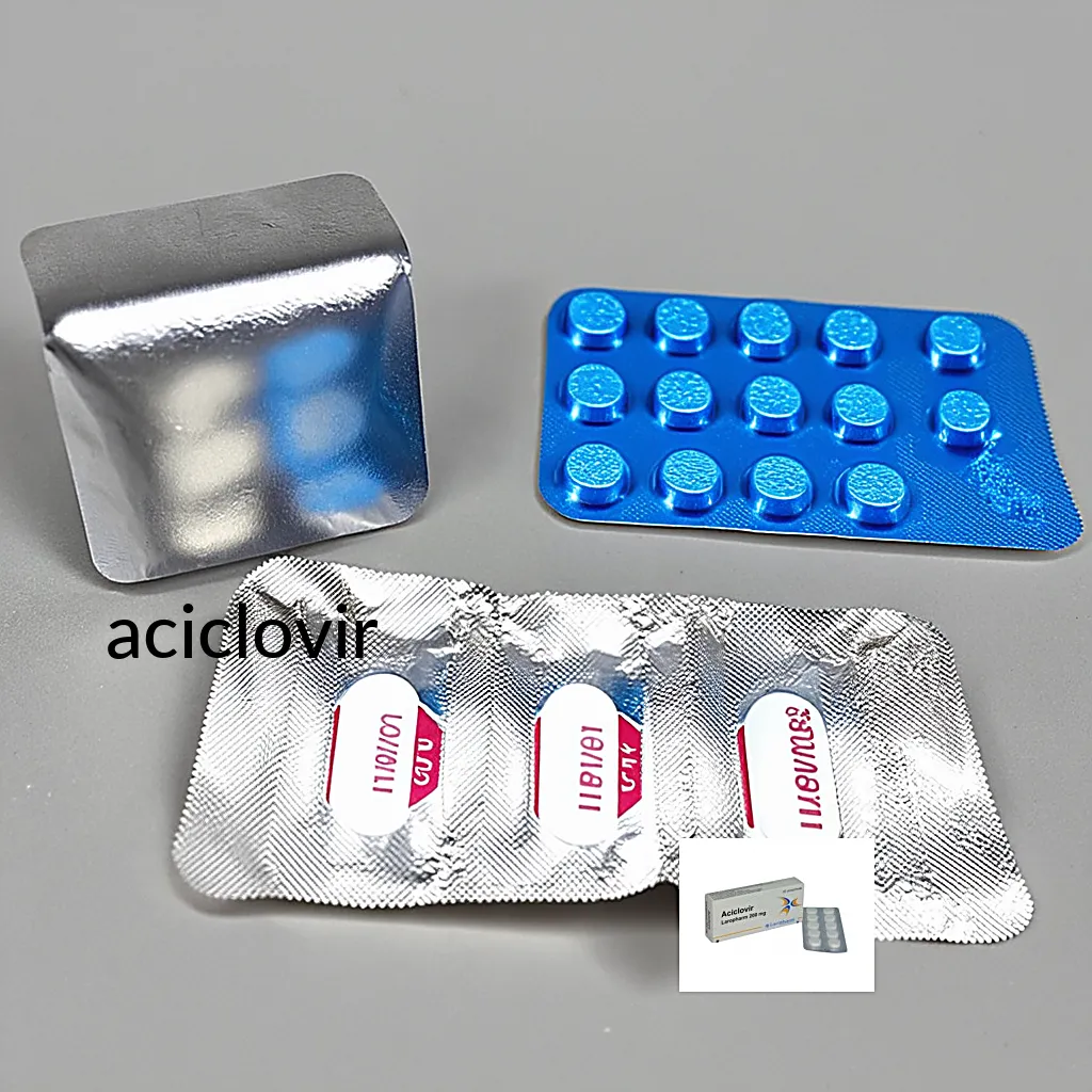 Aciclovir comprimidos es de venta libre